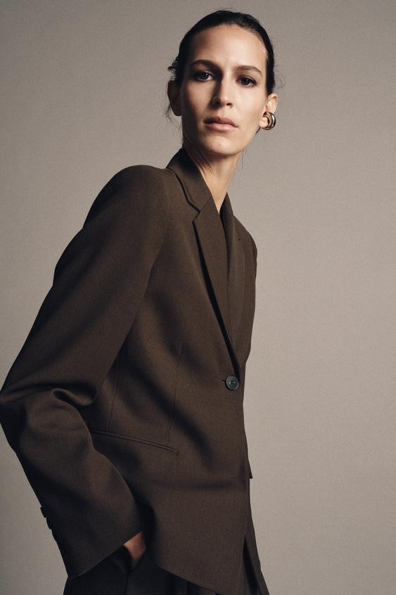 WOOL BLEND BLAZER ZW COLLECTION | Zara US