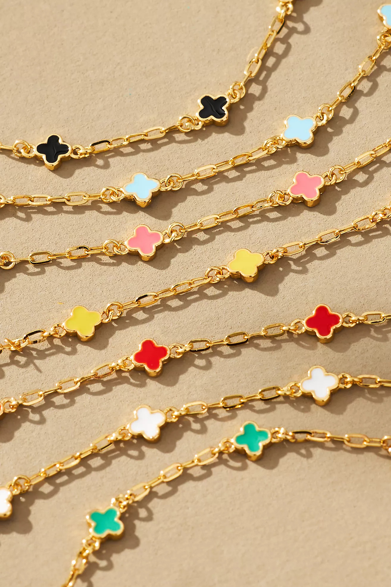 Clover Chain Wrap Bracelet | Anthropologie (US)