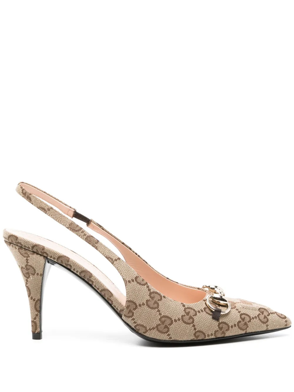 Gucci 85mm Horsebit-detail Pumps - Farfetch | Farfetch Global