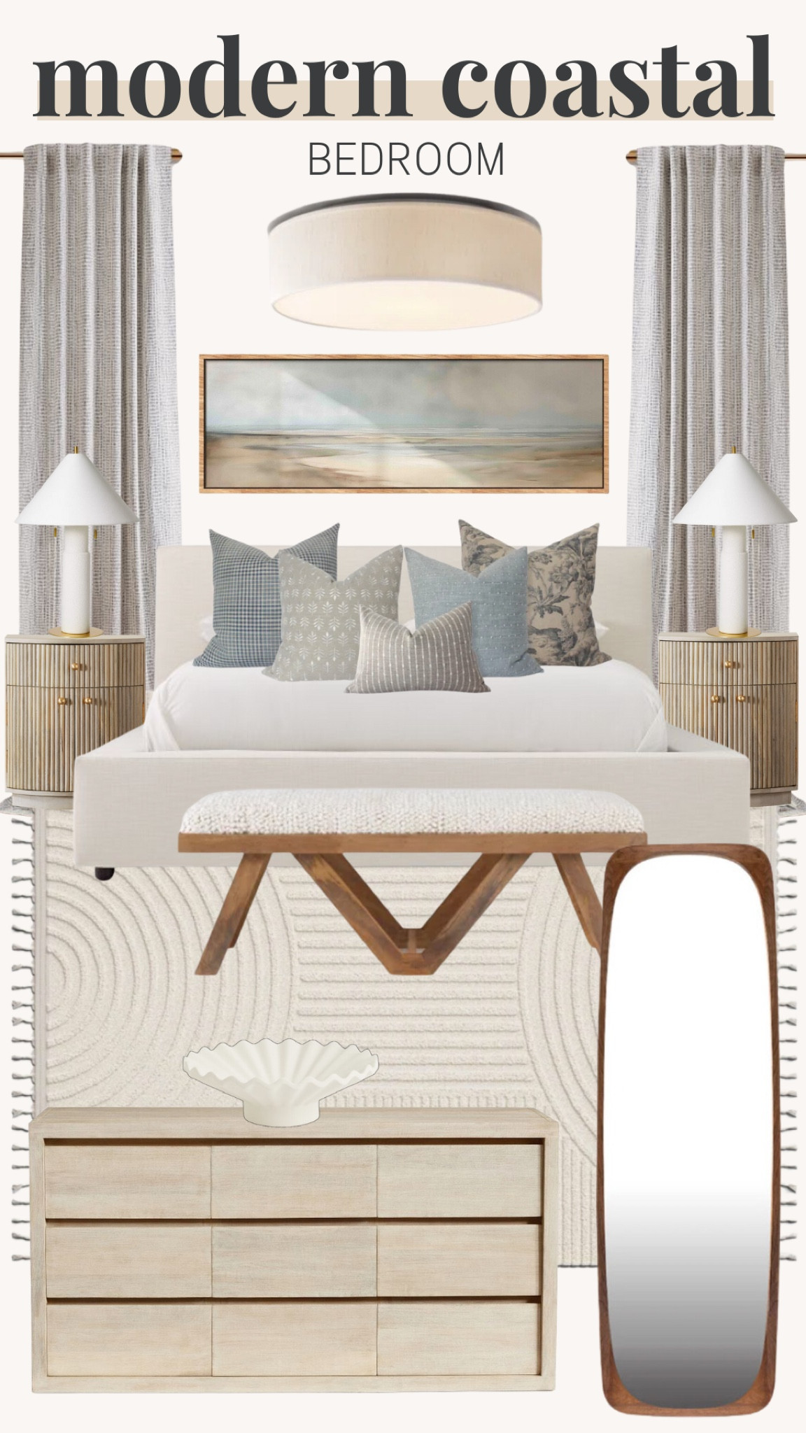 Modern coastal bedroom ideas


Bedroom furniture, lamps, accent pillows, wall decor, curtains, bench, dresser, mirror 

#LTKHome #LTKStyleTip #LTKFamily