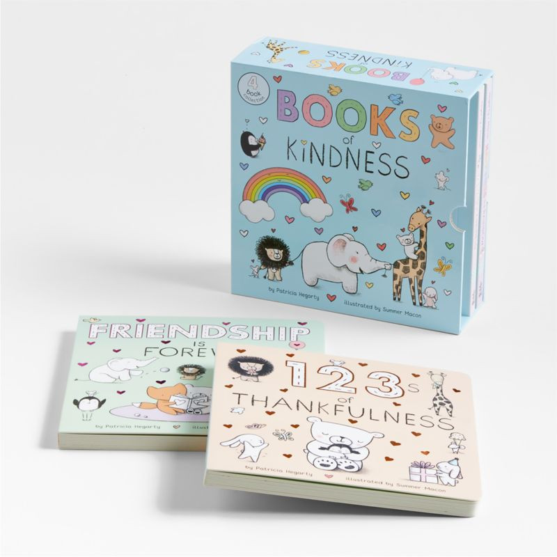 Books of Kindness Boxed Baby Board Book Set by Patricia Hegarty | Crate & Kids | Crate & Barrel