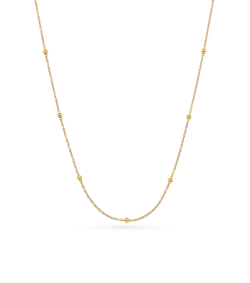 Sphere Chain Necklace (Gold) | Abbott Lyon