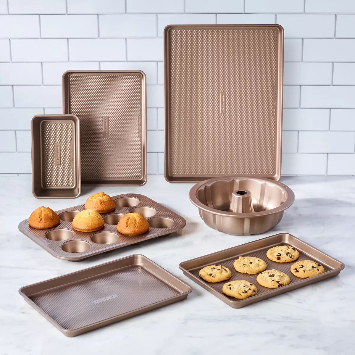 Food Network™ 7-pc. Ultimate Textured Bakeware Set | Kohl's