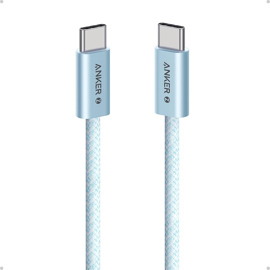 Anker Zolo USB C to USB C Cable, Braided and Dirt-Free Type-C Fast Charging Cable, Slim Connector... | Amazon (US)