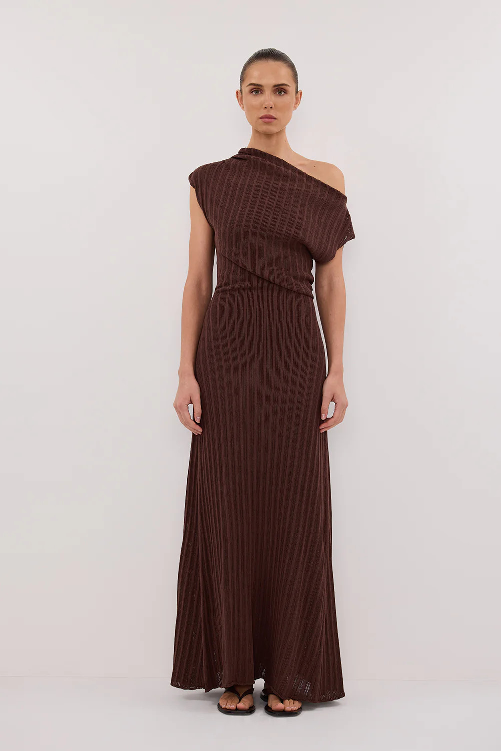 BOWIE WALNUT KNIT MAXI DRESS | DISSH