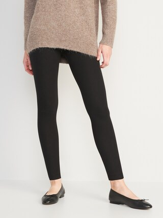 High Waisted Rib-Knit Leggings For Women | Old Navy (US)