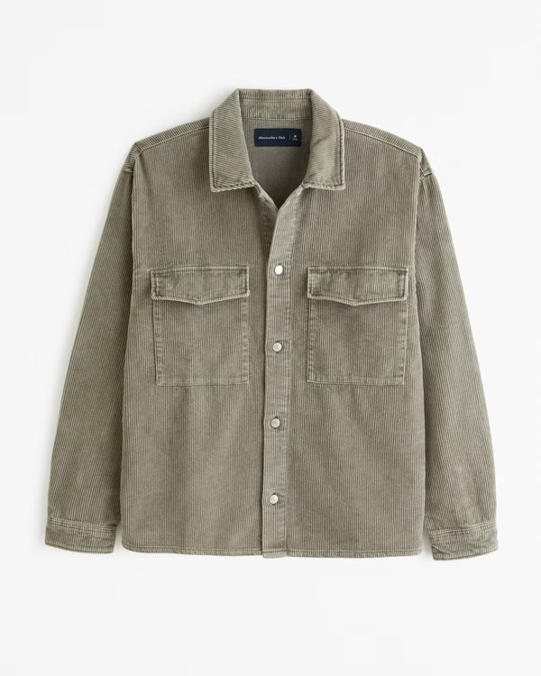 Corduroy Shirt Jacket | Abercrombie & Fitch (US)