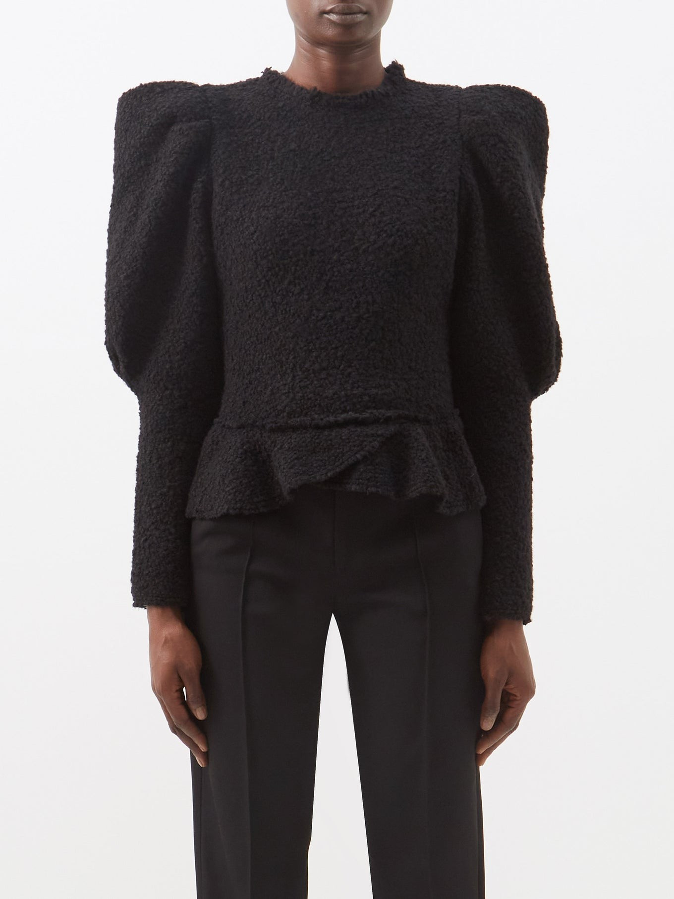 Giamili puff-sleeve bouclé top | Isabel Marant | Matches (US)