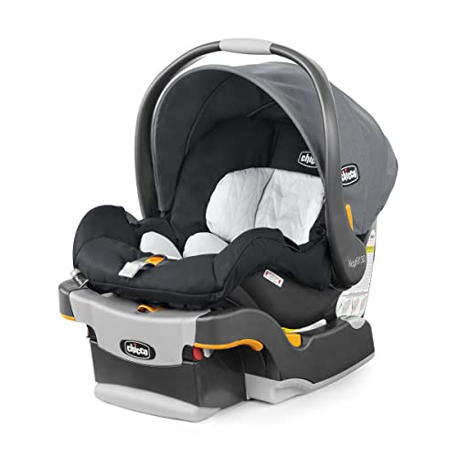 Chicco KeyFit 30 ClearTex Infant Car Seat and Base, Rear-Facing Seat for Infants 4-30 lbs., Includes Infant Head and Body Support, Compatible with Chicco Strollers, Baby Travel Gear | Pewter/Grey | Amazon (US)