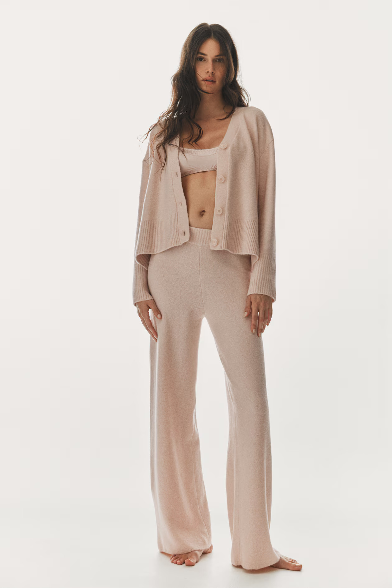 Feinstrickhose - Puderrosa - Ladies | H&M DE | H&M (DE, AT, CH, NL, FI)