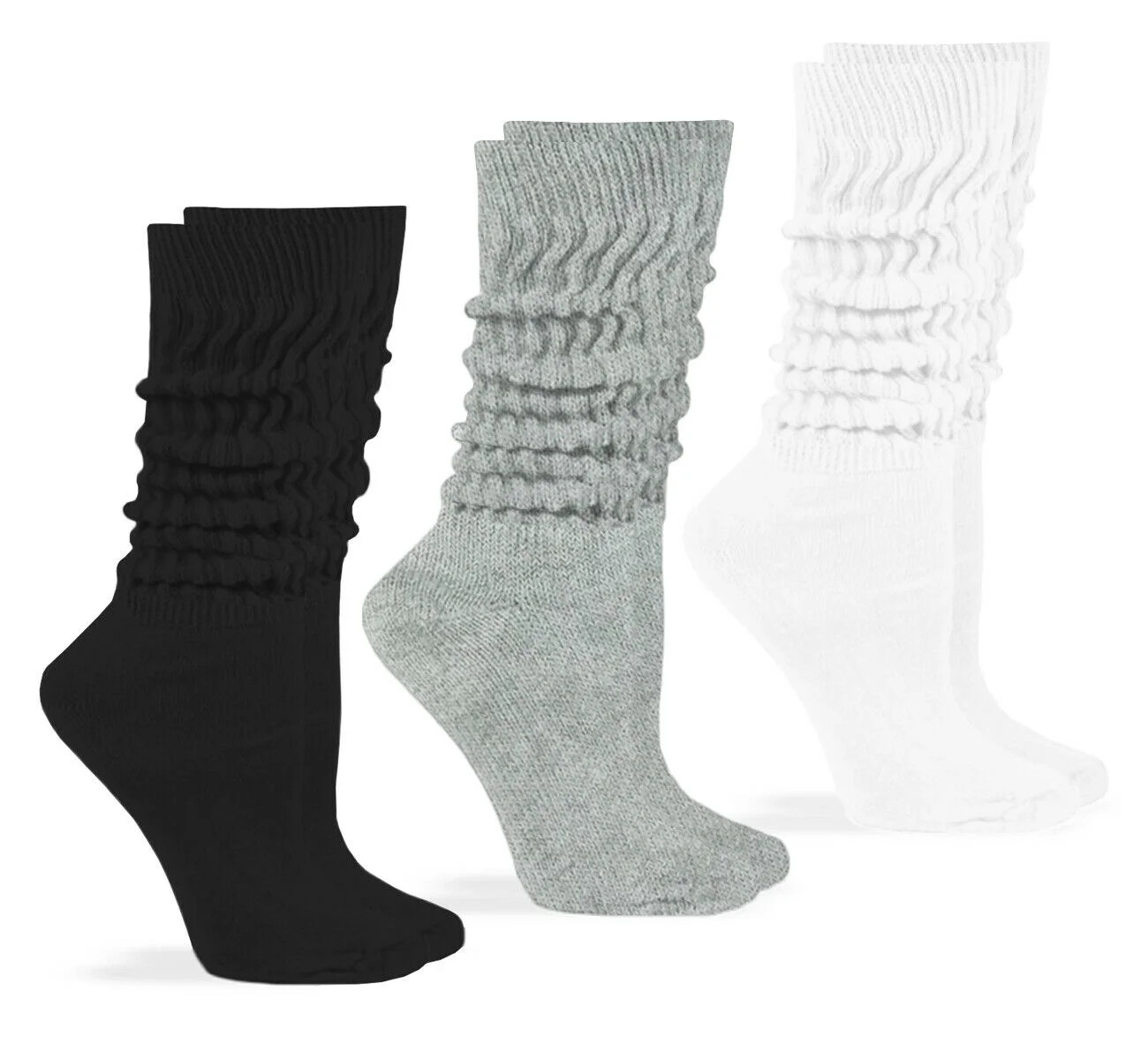 Jefferies Womens Socks, Slouch Cotton Knit Socks, 3 Pairs | Walmart (US)