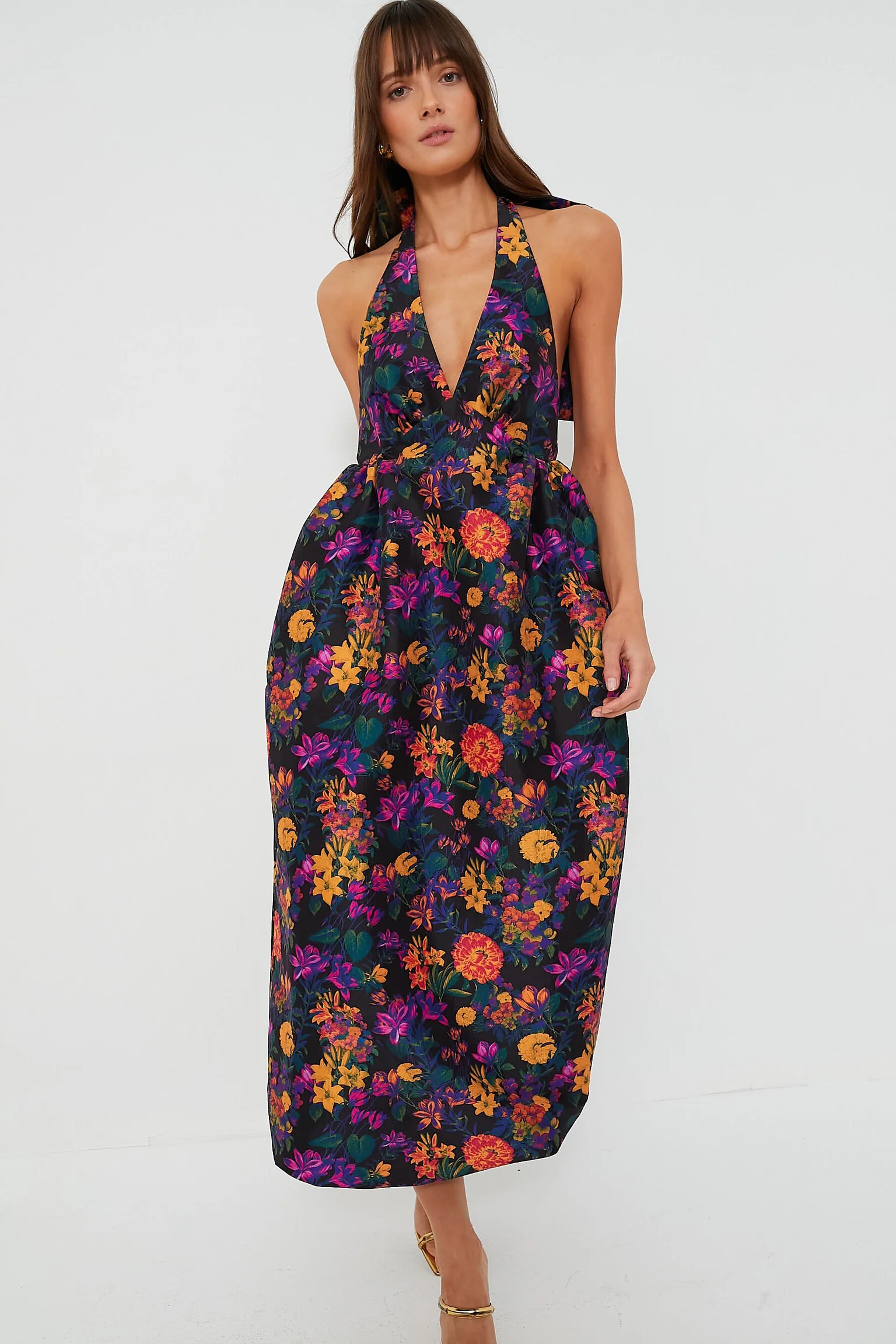 Orange Lillies Ivy Dress | Tuckernuck (US)