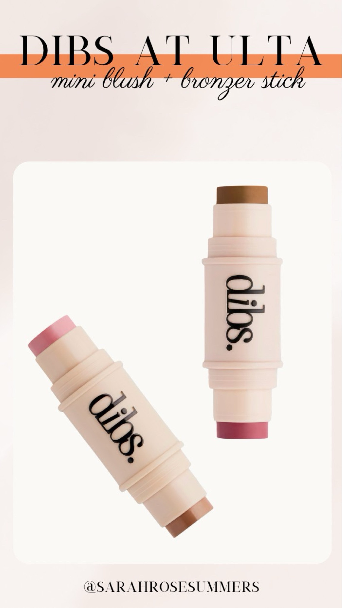 New dibs at Ulta beauty. Mini desert island duo blush and bronzer stick available in 2 shades only at Ulta  

#LTKFindsUnder50 #LTKBeauty