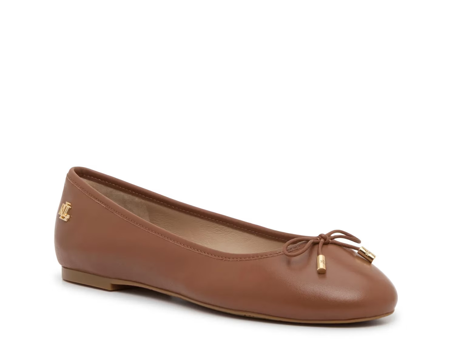 Lauren Ralph Lauren Jayna Ballet Flat | Women's | Cognac | Size 8.5 | Flats | DSW