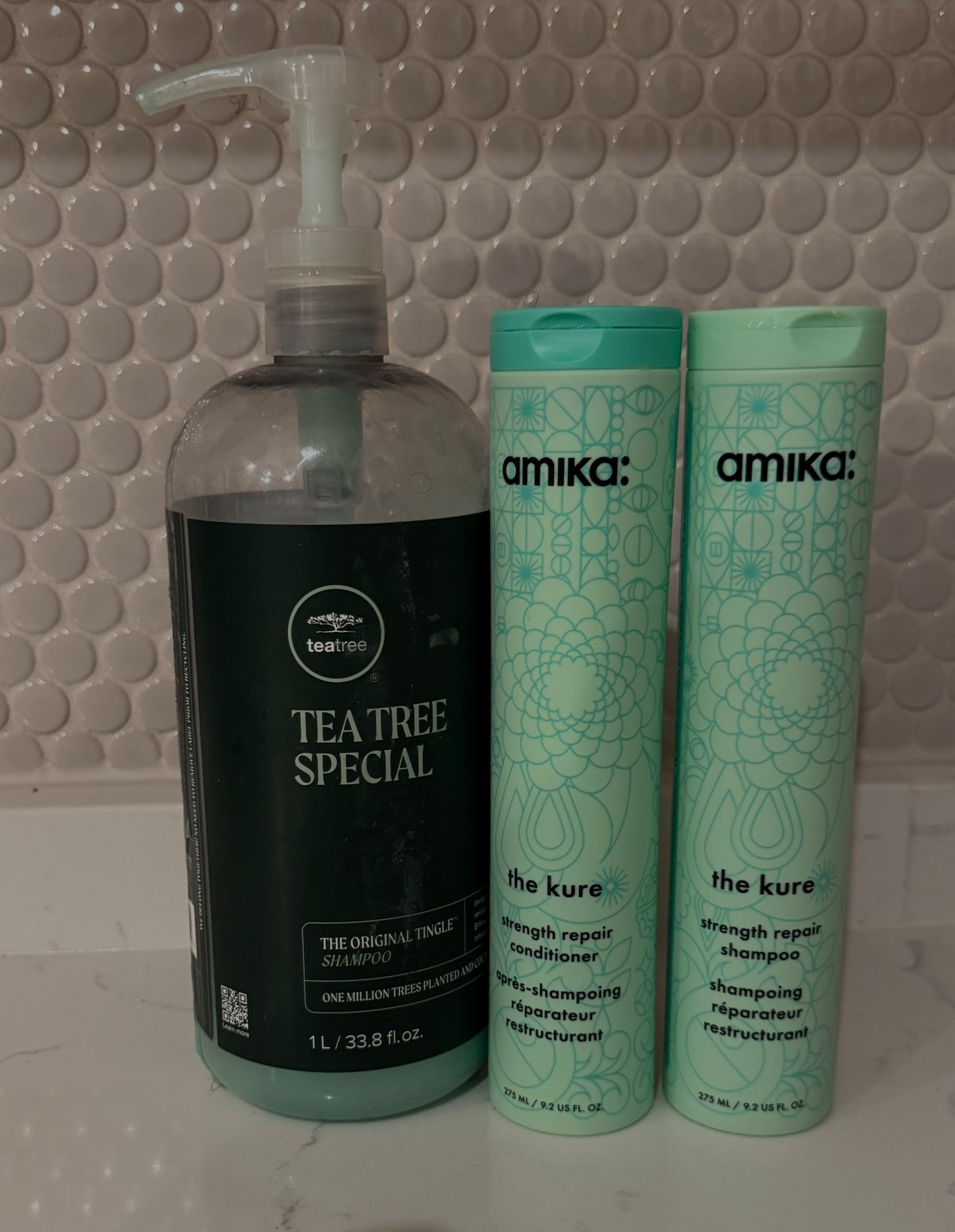 ✨ Wash Day Essentials ✨
My go-to products for a refreshed scalp, soft strands, and an easy detangle routine. Using Paul Mitchell Tea Tree Shampoo for that deep clean, followed by Amika The Cure Shampoo + Conditioner to repair + strengthen. If you’re looking to upgrade your wash day routine, these are it.
Shop my full routine 🤍

#LTKselfcare #LTKBeauty