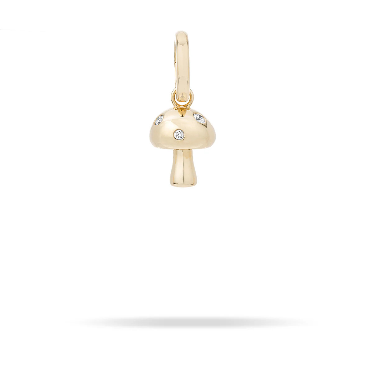 Enchanted Large Diamond Mushroom Hinged Charm | Adina Reyter
