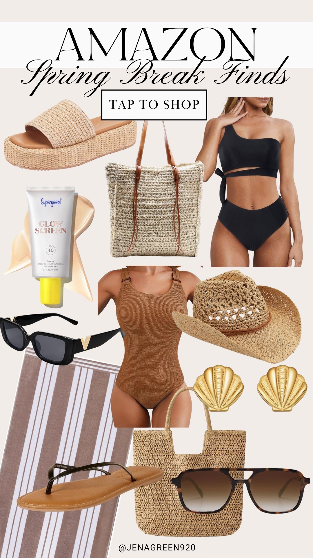 Amazon Spring Break Finds | Beach Vacation | Amazon Swim | Beach Bag | Western Beach Hat

#LTKStyleTip #LTKSwim #LTKShoeCrush