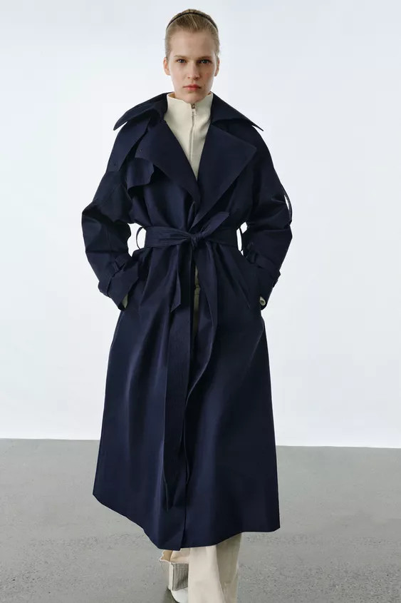 OVERSIZED BELTED TRENCH COAT ZW COLLECTION | Zara US