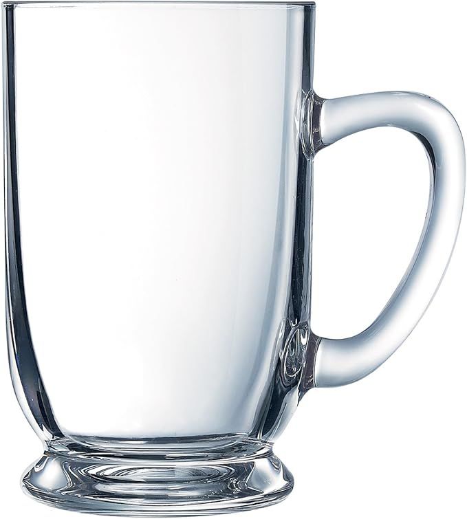Arc International Luminarc Bolero Mug, 16-Ounce, Set of 4, Clear | Amazon (US)