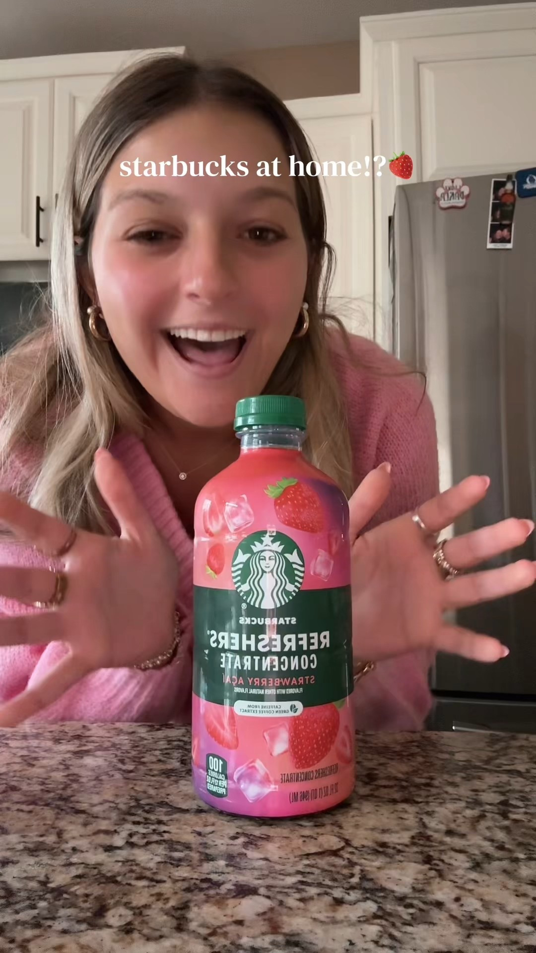 starbucks refresher at home morning drink caffeine pink cute girly routine refreshing 

#LTKvlog #LTKdayinmylife #LTKfoodie