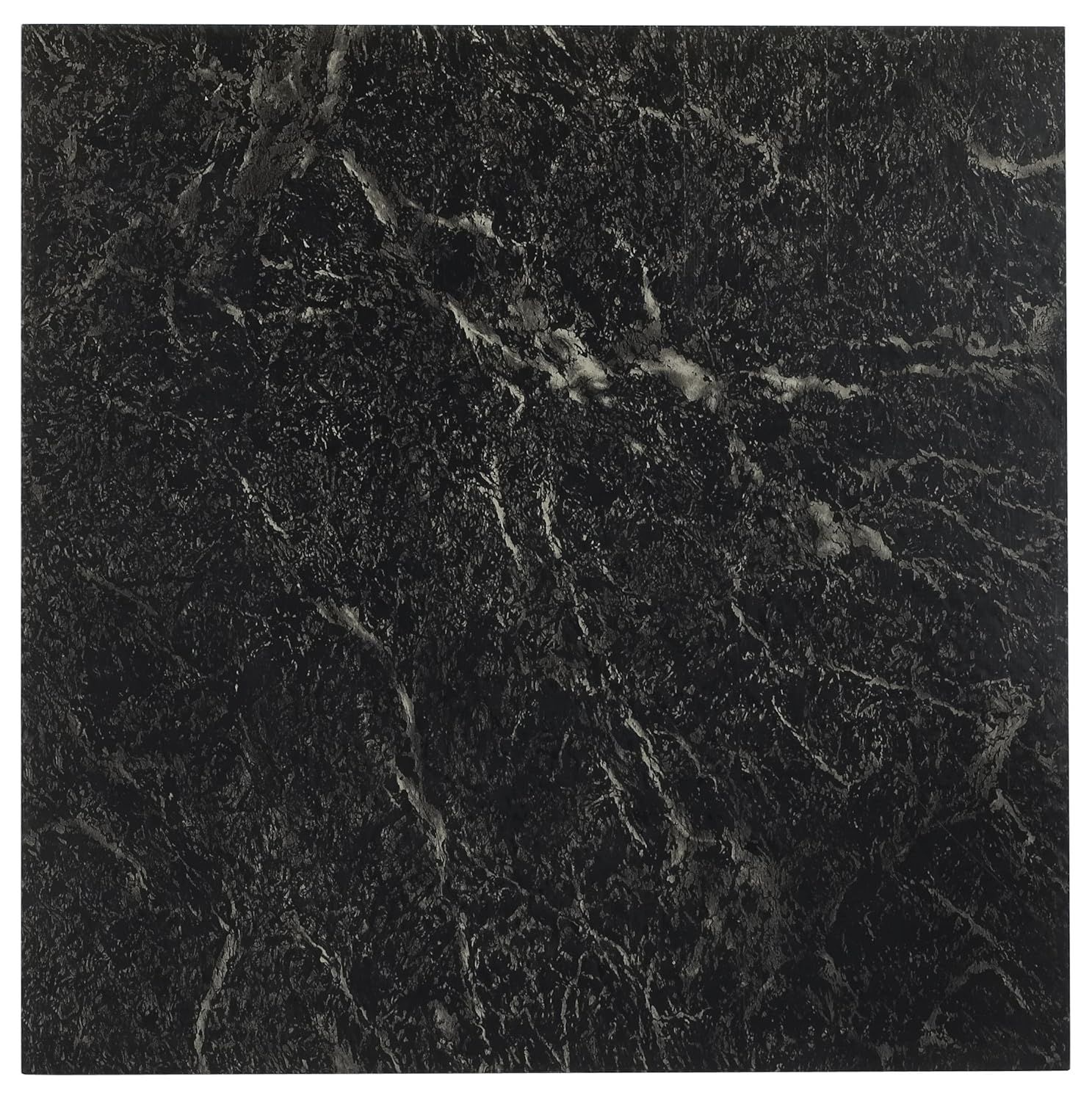 Achim Home Furnishings FTVMA40920 Nexus 12-Inch Vinyl Tile, Marble Black with White Vein, 20-Pack | Amazon (US)