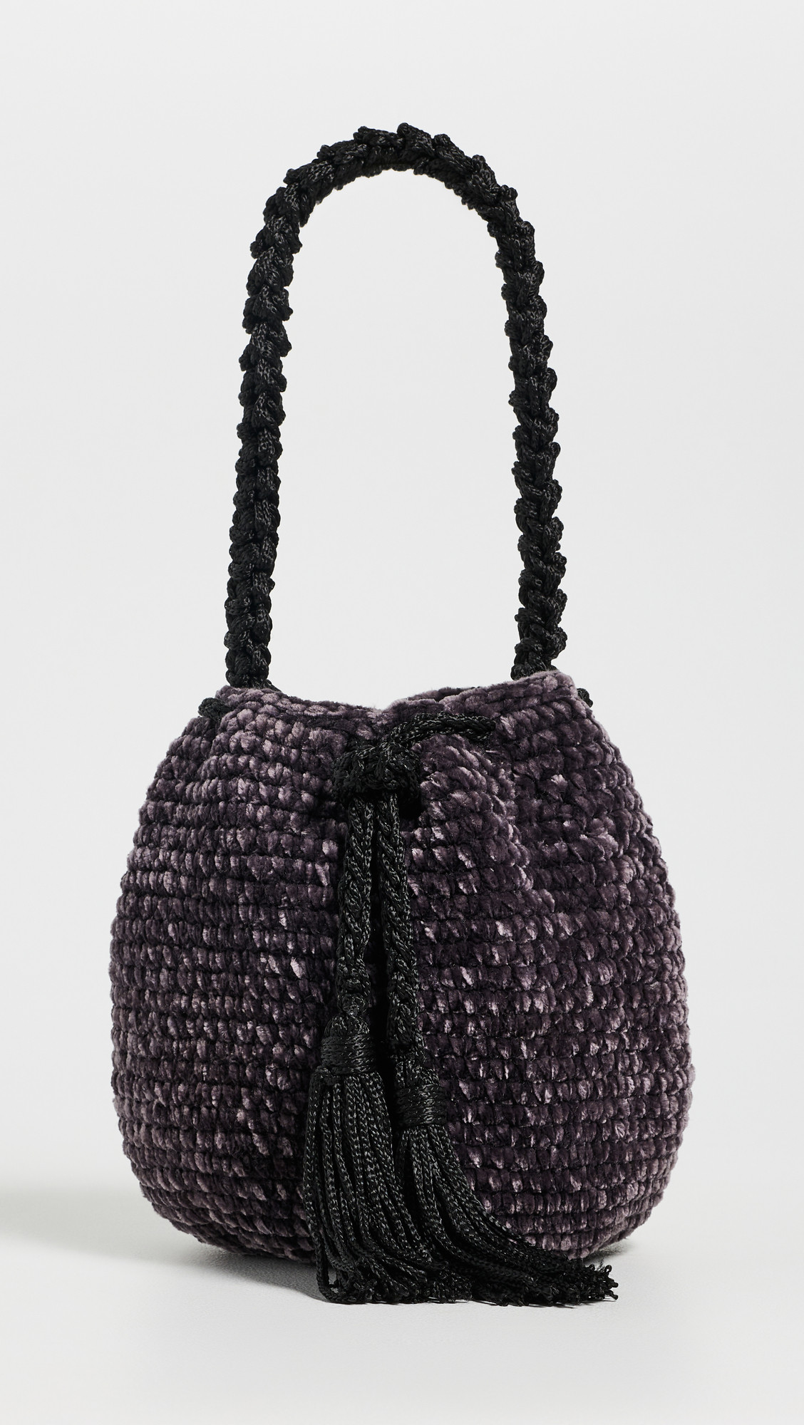 Binge Knitting Keepsake Velvet Pouch Midnight One Size | Shopbop