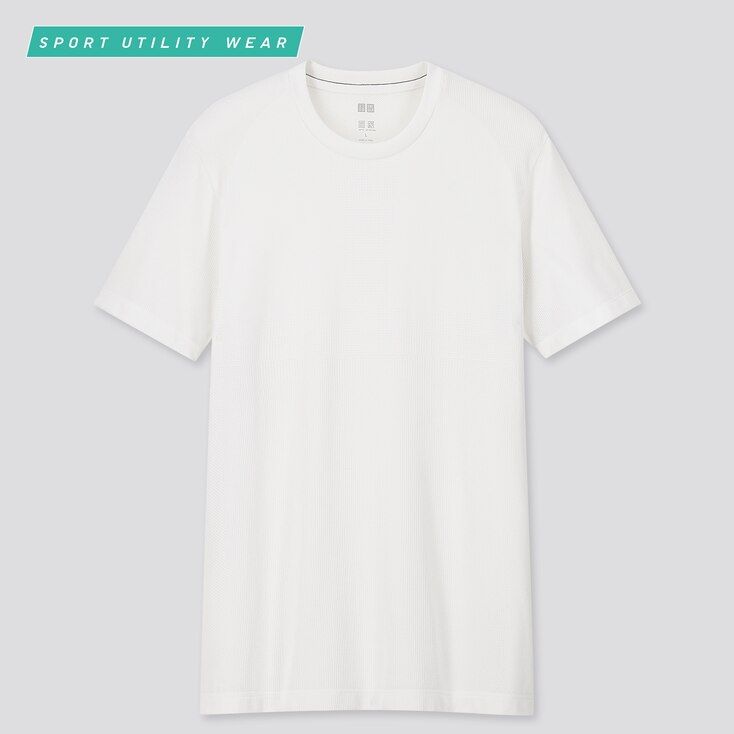 UNIQLO Men's Dry-Ex Crew Neck Short-Sleeve T-Shirt, White, 3XL | UNIQLO (US)