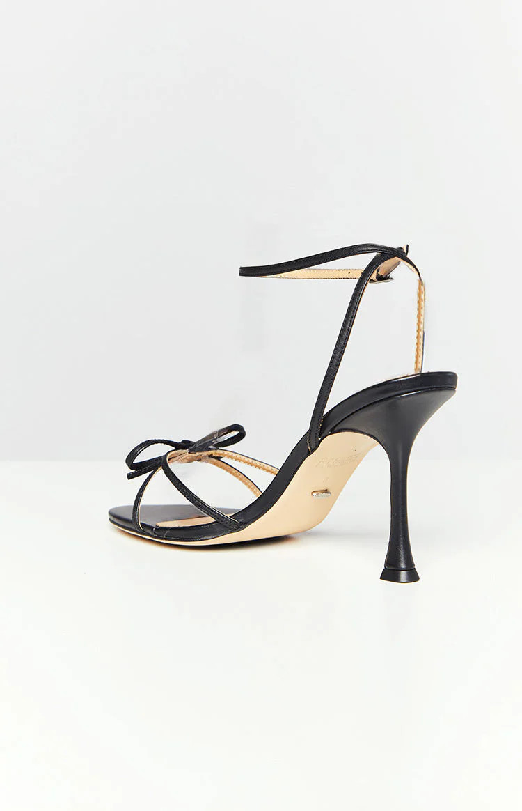Tony Bianco Lover Black Suede Heels | Beginning Boutique (US)