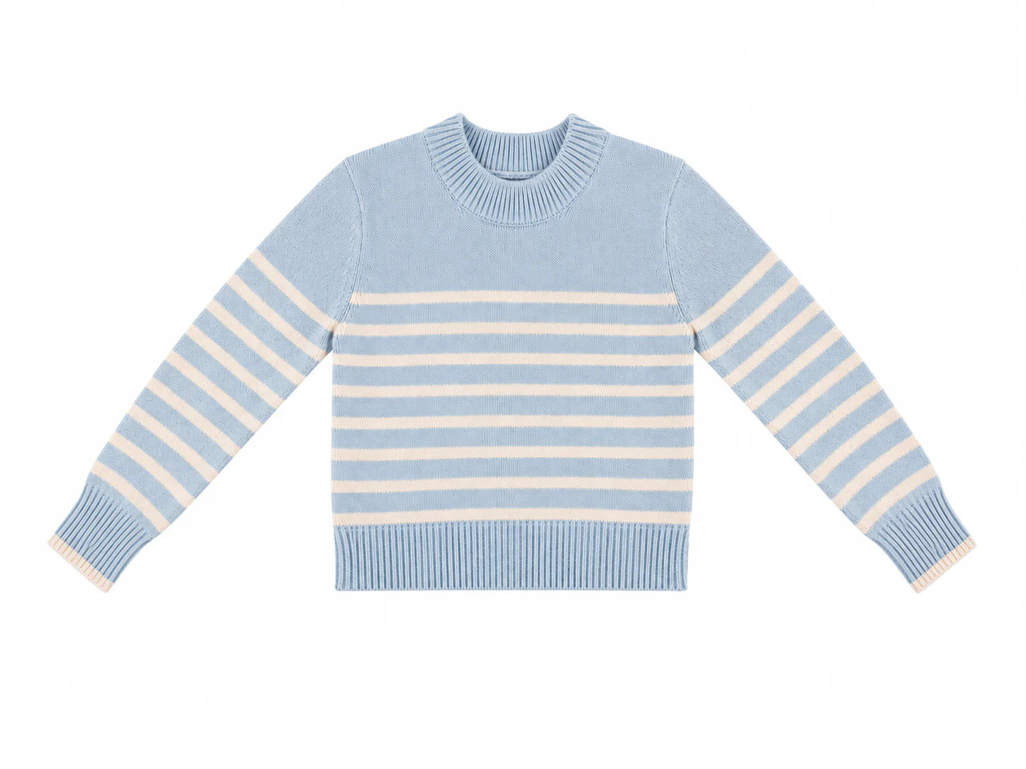 Tutto Knit | Lilac Chocolate Striped Summer Sweater | tutto
