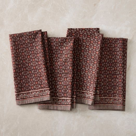Jude Block Print Napkin Sets | West Elm (US)