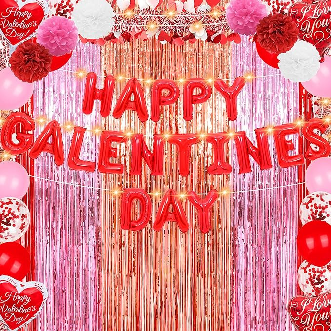 Galentine's Day Decorations Galentines Day Balloons for Valentines Party Supplies | Amazon (US)