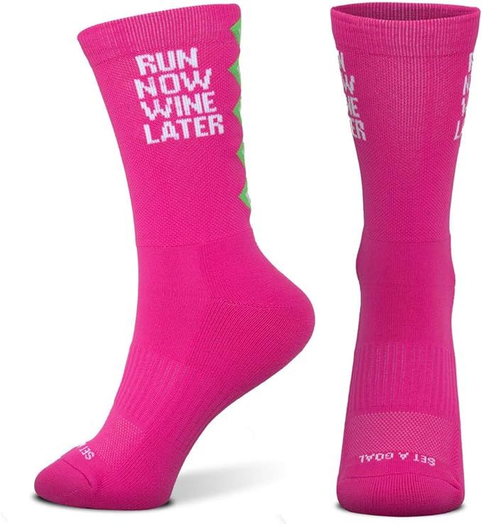 Inspirational Athletic Running Socks | Mid-Calf | Multiple Designs | Amazon (US)