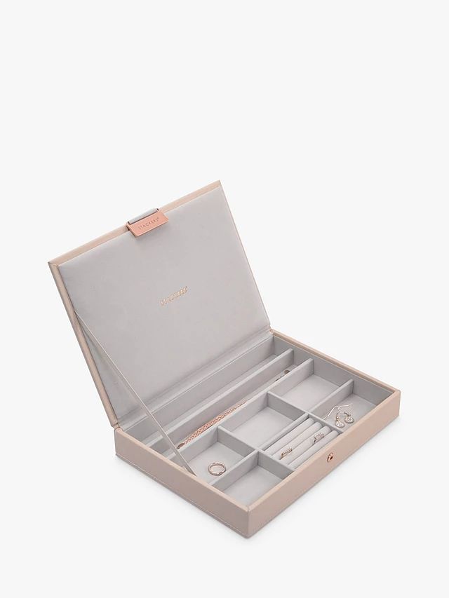 Stackers Classic Jewellery Box Lid, Blush Pink | John Lewis (UK)