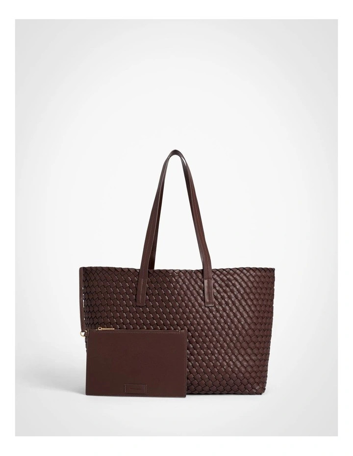 WitcheryNikki Woven Tote Bag in Mocha | Myer