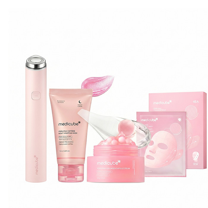 medicube - Booster Pro Mini Plus New PDRN Set - Pink | Stylevana