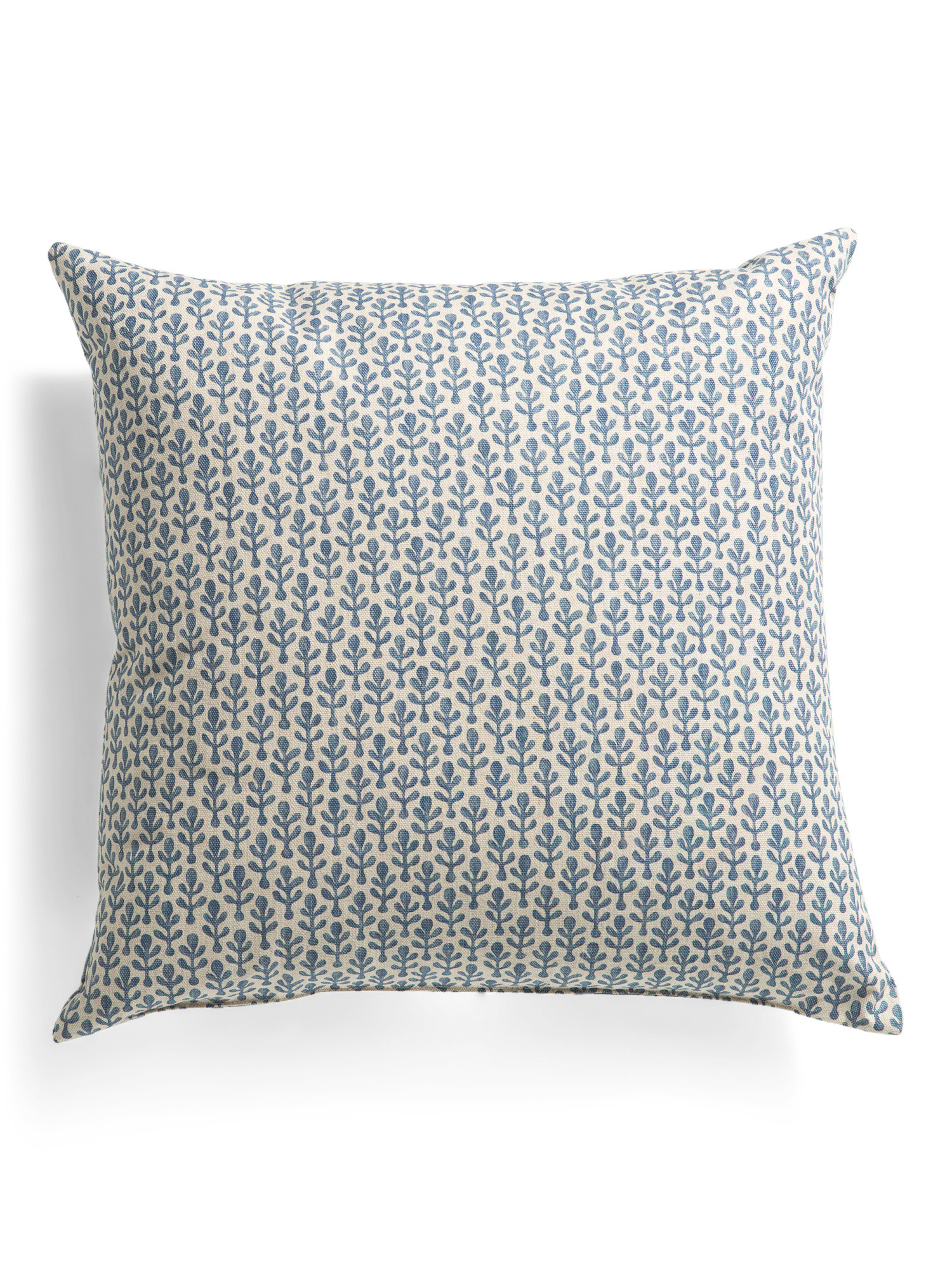 Made In Usa 22x22 Linen Blend Floral 2 Sided Print Pillow | TJ Maxx