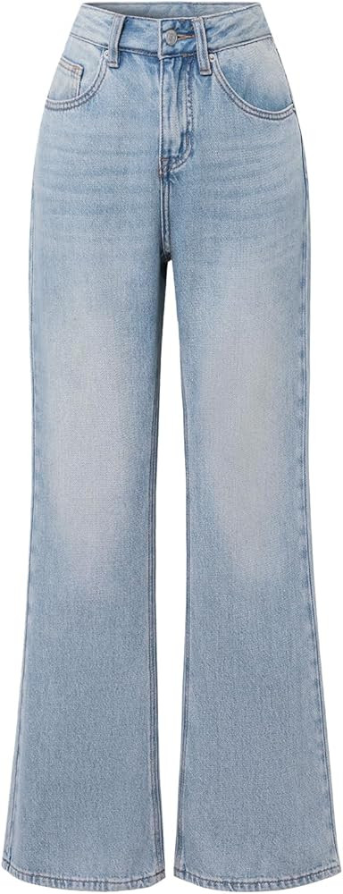 Women's Flare Bell Bottom Jeans High Waisted Wide Leg Bootcut Jeans Stretchy Denim Pants | Amazon (US)