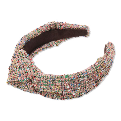 Lele Sadoughi Knotted Tweed Headband - Confetti | Ulta