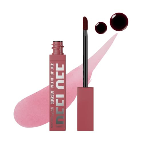 MAYBELLINE Super Stay Peel Off Lip Liner Lip Stain, Up to 24H Tattoo-Like Wear, Transfer-Proof Matte Finish, Hydrating Formula With Vitamin E, Haze (Mid Tone Nude) | Amazon (US)