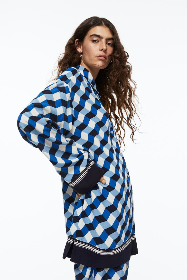 Overhemdblouse met dessin | H&M (DE, AT, CH, NL, FI)