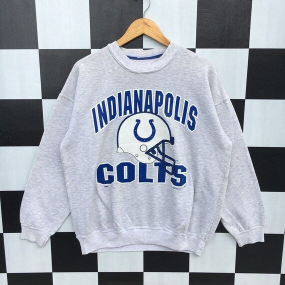 Vintage 1995 Indianapolis Colts Nfl Sweatshirt Jumper Indianapolis Colts Crewneck Big Logo Indian... | Etsy (US)
