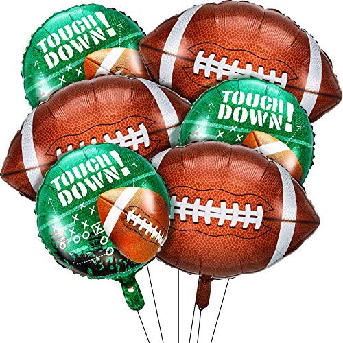 Sumind 26 & 18 Inch Football Balloons Set Football Party Decorations Sports Foil Rugby Ball Ballo... | Amazon (US)