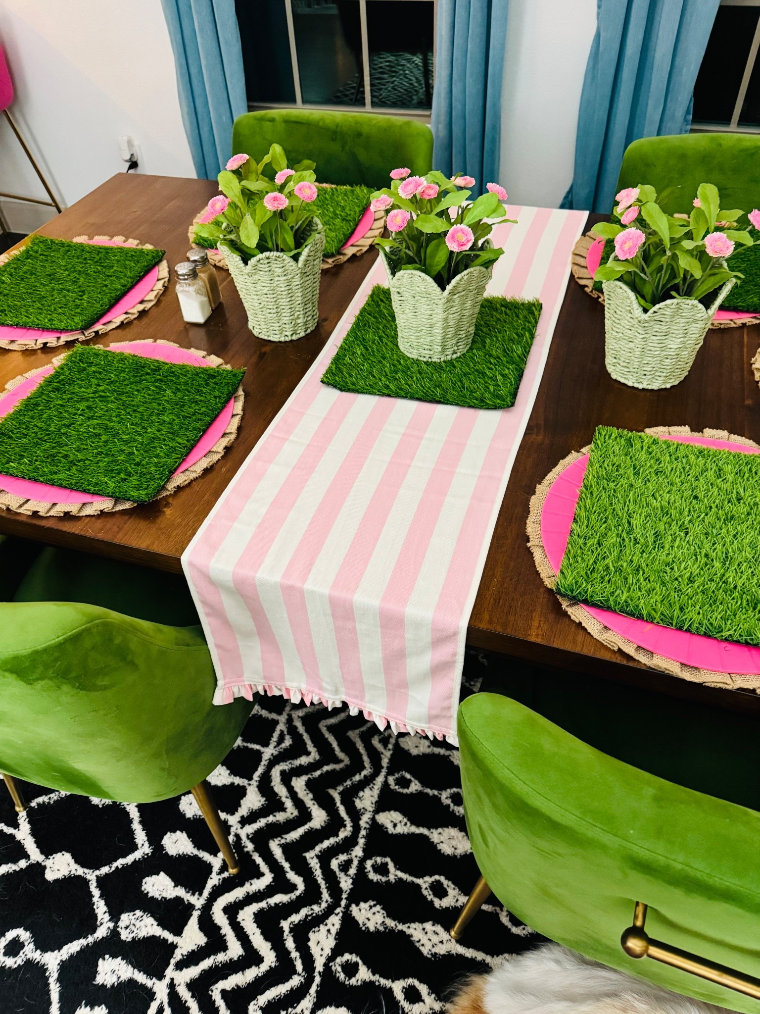 @Target dollar spot $5 table runner with ruffle trim!  Adorbs! 🥰 🌸🌸🌸

#LTKSpringSale #LTKHome #LTKSeasonal