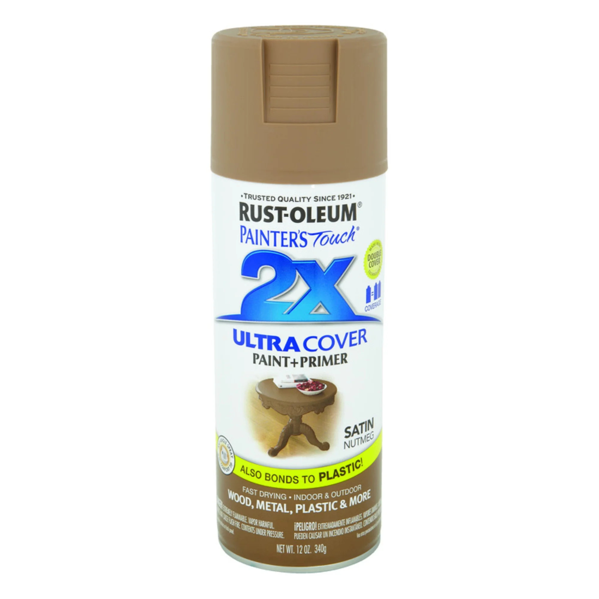 Rust-Oleum 249070 Painter's Touch Multi Purpose Spray Paint, 12-Ounce, Satin Nutmeg | Walmart (US)