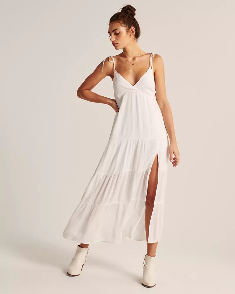 Tiered Maxi Dress
						
					



		
	



	
		Exchange Color / Size
	


	

	

	
		


  $99
  		$9... | Abercrombie & Fitch US & UK