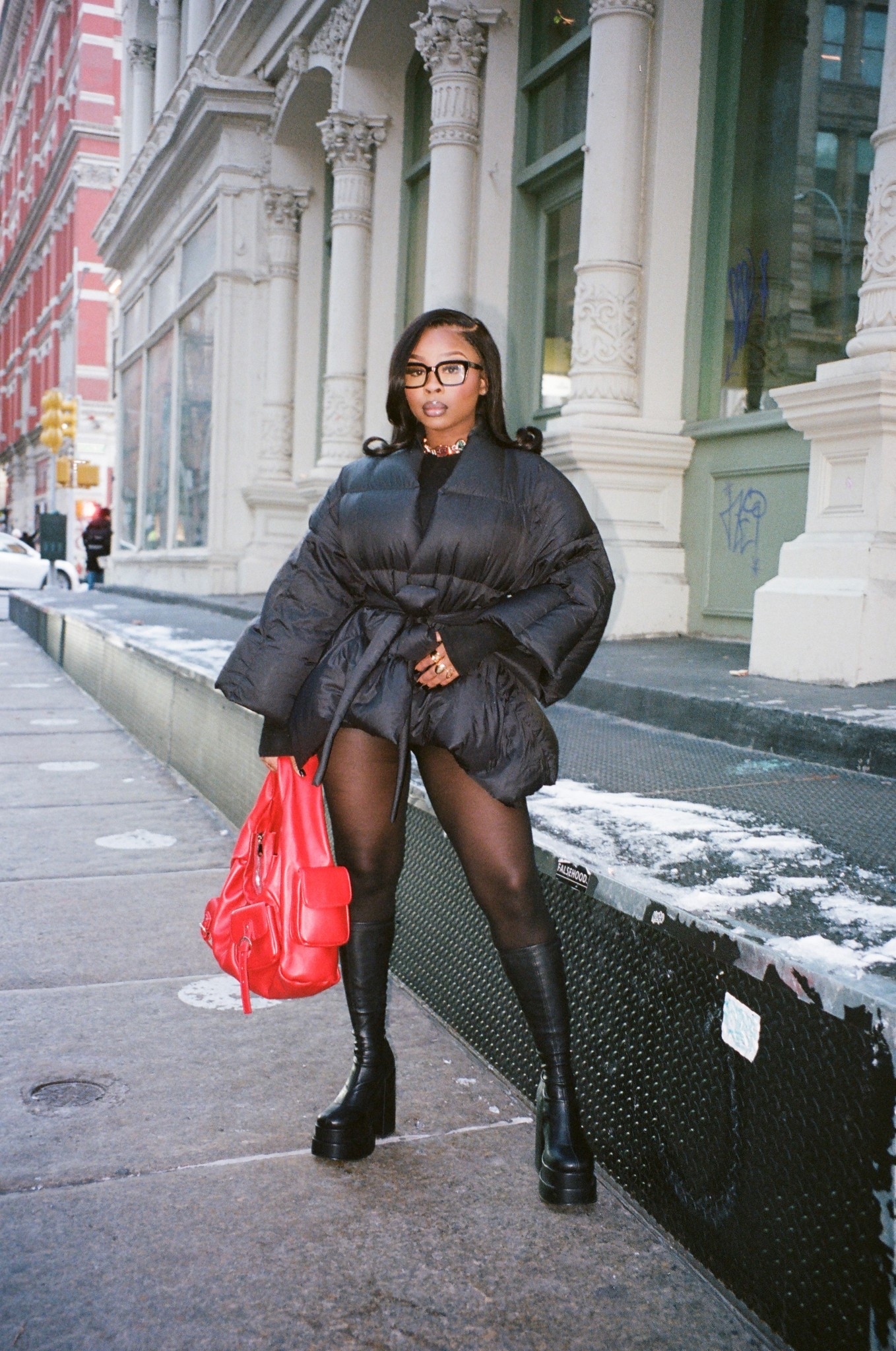 Black fashionable winter jackets 🖤