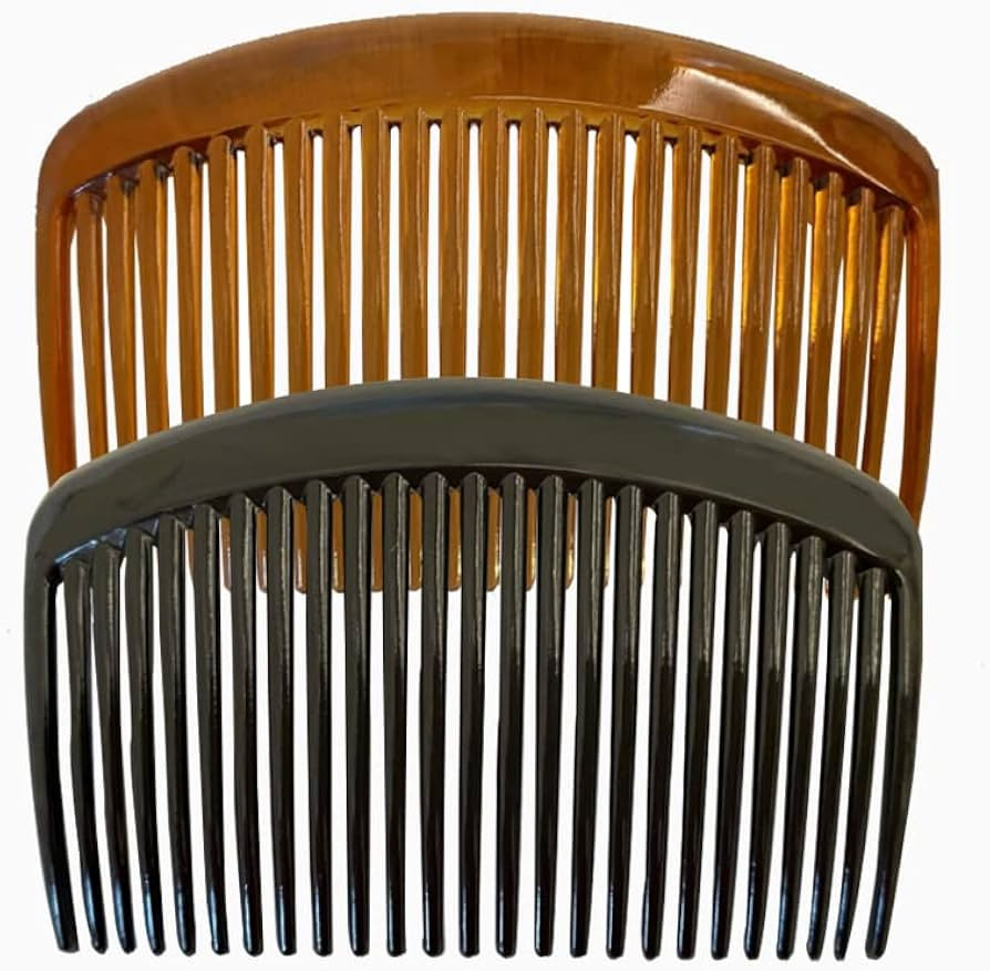 2 Pièces Peignes Côté, Français Pince à Peignes Latéraux Peigne à Cheveux, 23 Dents Plasti... | Amazon (FR)