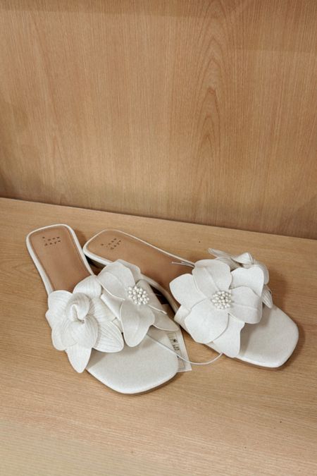New white floral flats. Also come in a small heel version! 

Bride to be 
Spring shoe 
Summer shoe 
Summer sandal 
Target shoes 

#LTKfindsunder50 #LTKshoecrush #LTKSeasonal