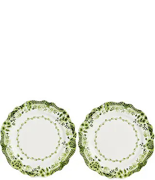 Chloe Collection Scalloped Dinner Plates, Set of 2 | Dillard's