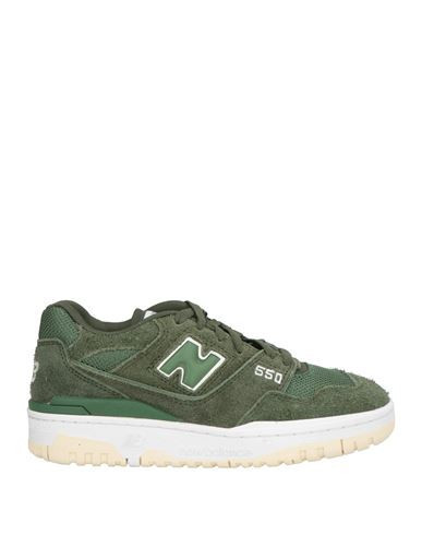 New Balance Woman Sneakers Military green Size 6.5 Leather, Textile fibers | YOOX (US)